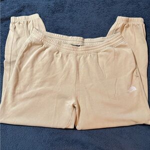 The North Face Mens Half Dome Beige Sweatpants